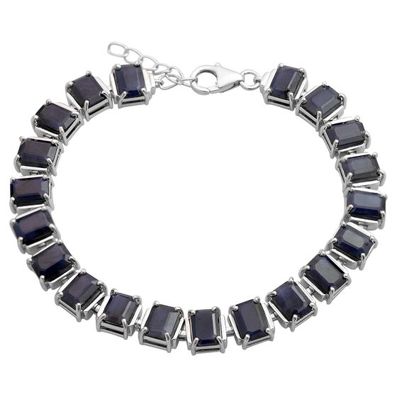 Серебряный браслет с сапфиром 23ct