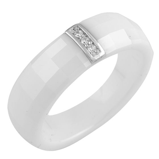 Серебряное кольцо с керамикой