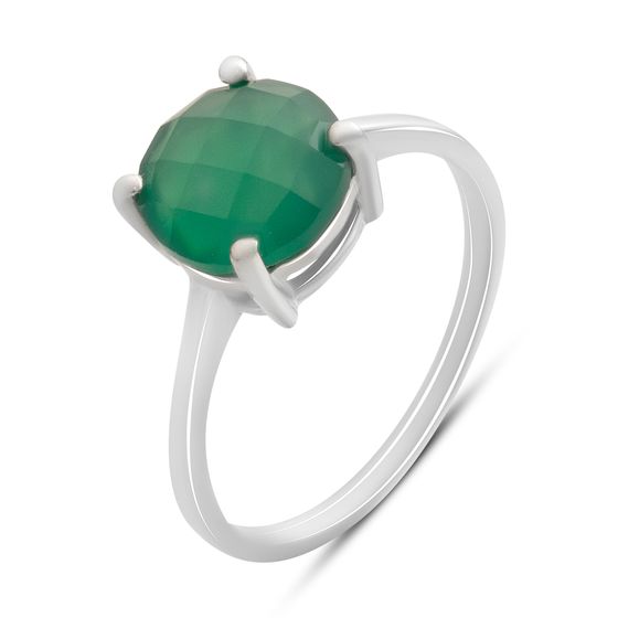 Серебряное кольцо с агатом