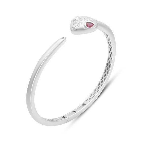 Серебряный браслет с фианитами