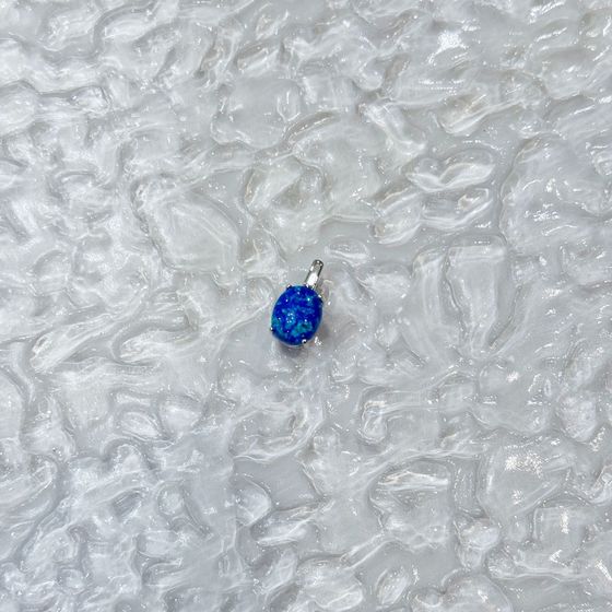 Серебряная подвеска с опалом 1.125ct