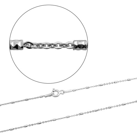 Серебряная цепочка без камней Серебряная цепочка без камней