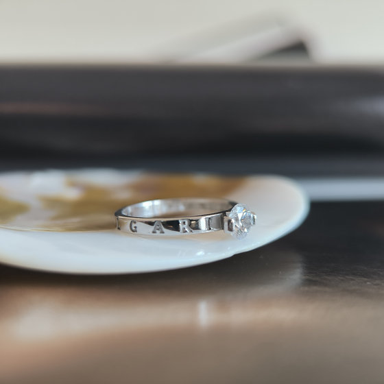 Серебряное кольцо с фианитами