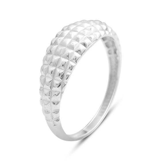 Серебряное кольцо без камней