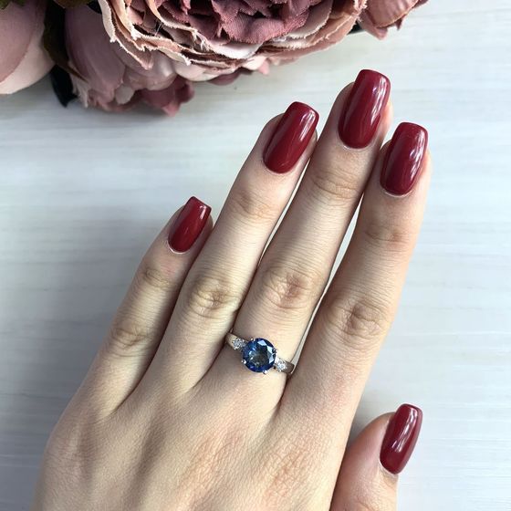 Серебряное кольцо с мистик топазом 1.685ct