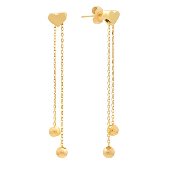 Золотые серьги без камней