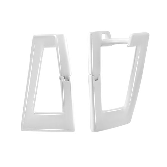 Серебряные серьги без камней