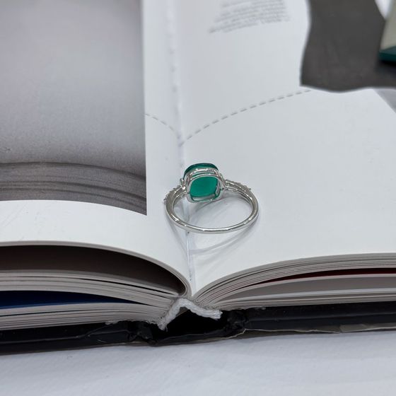 Серебряное кольцо с агатом 2.965ct