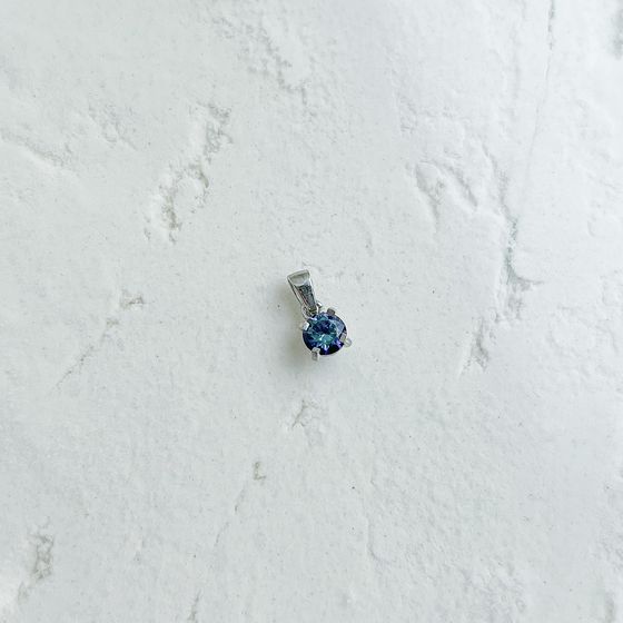 Серебряная подвеска с мистик топазом 0.36ct