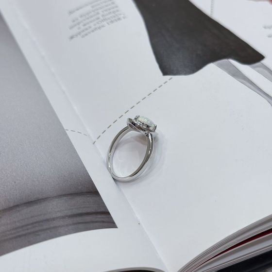 Серебряное кольцо с опалом 0.906ct