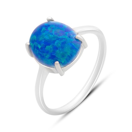 Серебряное кольцо с опалом 1.8ct