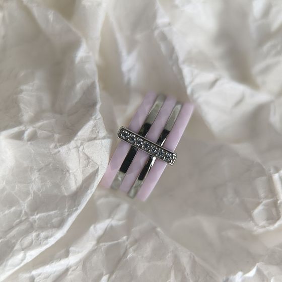 Серебряное кольцо с керамикой