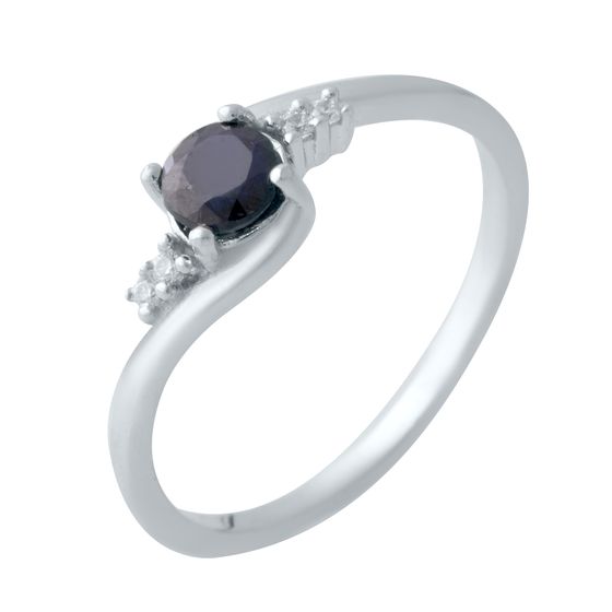 Серебряное кольцо с сапфиром 0.686ct