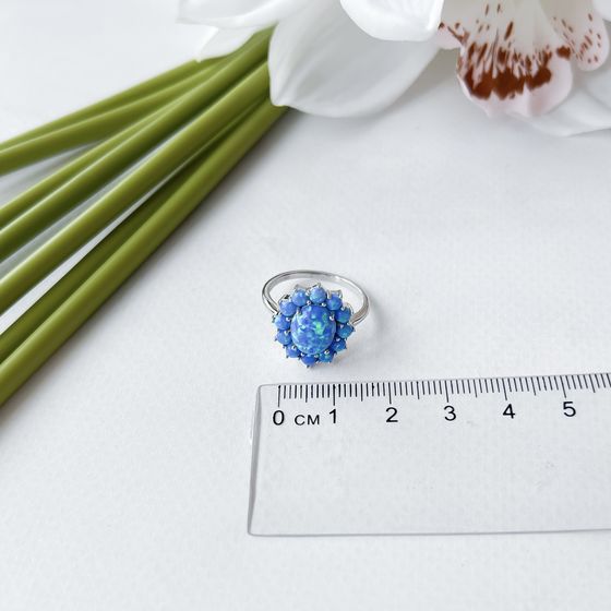 Серебряное кольцо с опалом 1.94ct