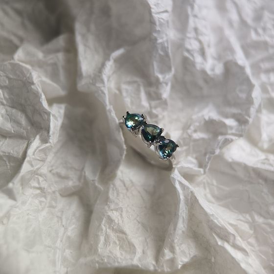 Серебряное кольцо с мистик топазом 1.175ct