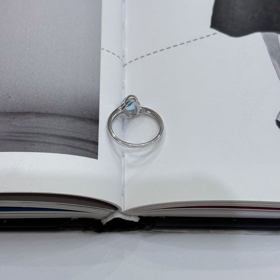 Серебряное кольцо с топазом 1.5ct