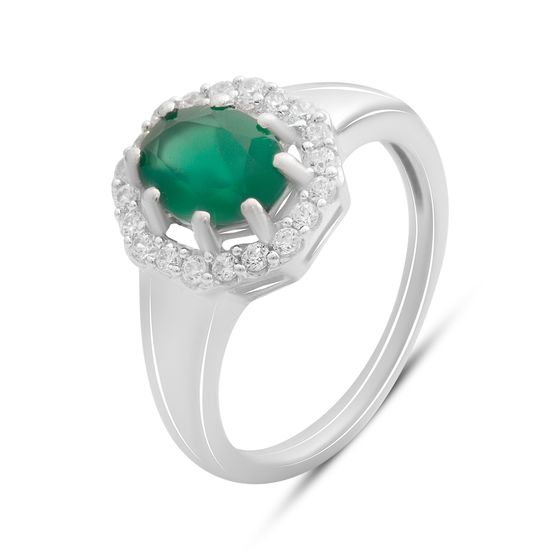 Серебряное кольцо с агатом 1.638ct