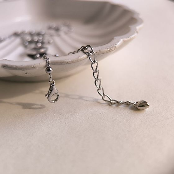 Серебряное колье с емаллю