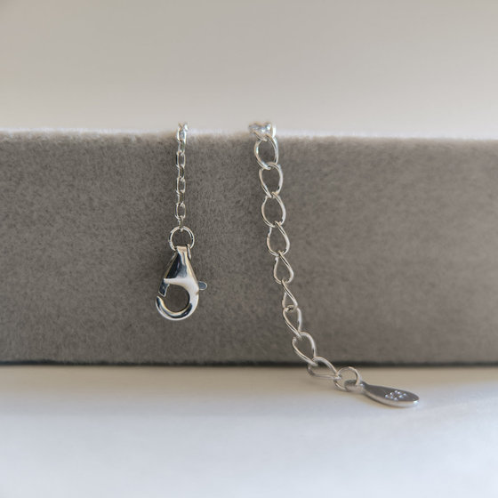 Серебряный браслет с фианитами