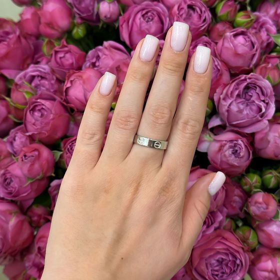 Серебряное кольцо без камней