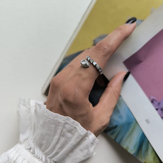 Серебряное кольцо с перламутром