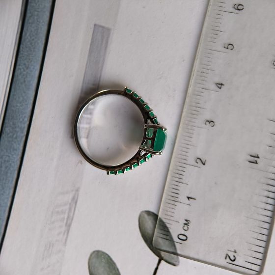 Серебряное кольцо с агатом 1.385ct