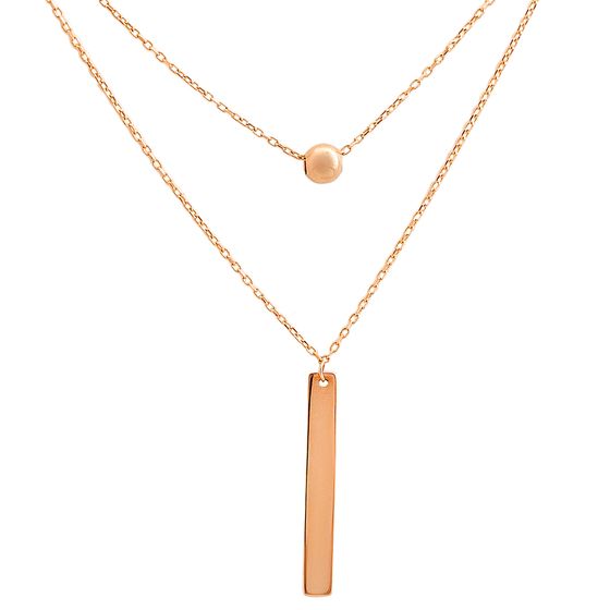 Золотое колье без камней