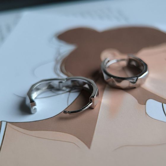 Серебряные серьги без камней Серебряные серьги без камней