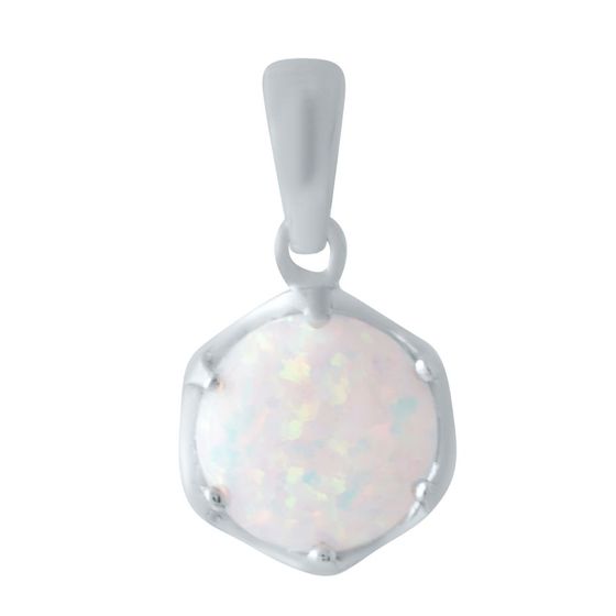 Серебряная подвеска с опалом 1.338ct