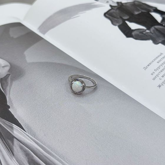 Серебряное кольцо с опалом 0.906ct