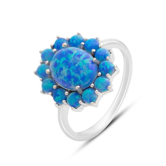 Серебряное кольцо с опалом 1.94ct
