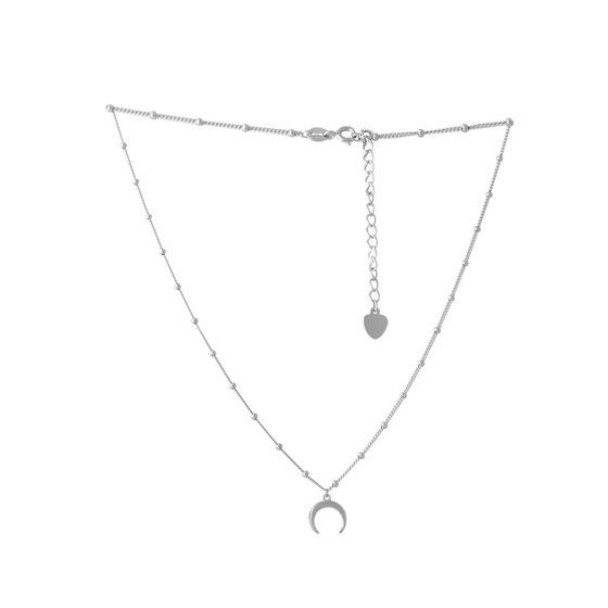 Серебряное колье без камней Серебряное колье без камней