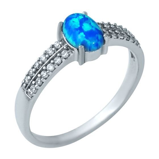 Серебряное кольцо с опалом 0.623ct