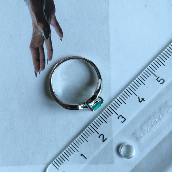 Серебряное кольцо с агатом 0.608ct