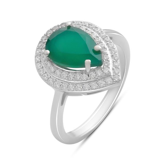 Серебряное кольцо с агатом 2.501ct