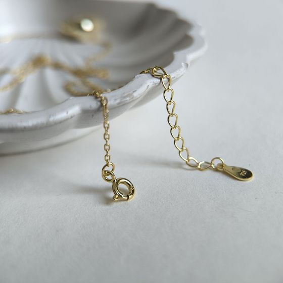 Серебряное колье без камней