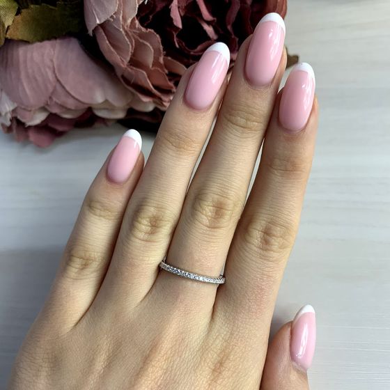 Серебряное кольцо с фианитами