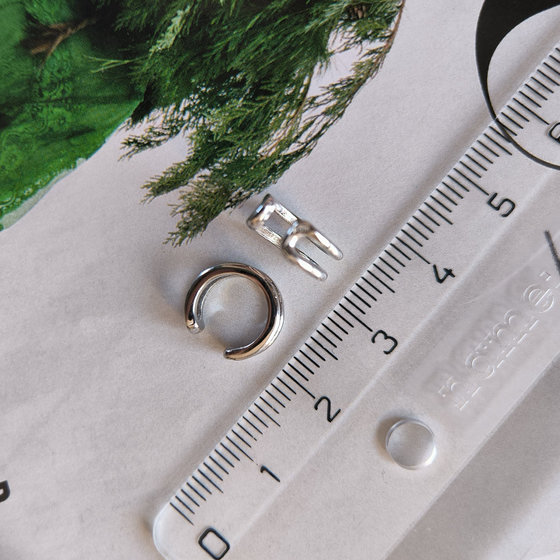 Серебряные серьги без камней