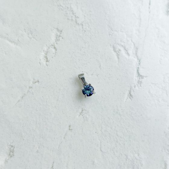 Серебряная подвеска с мистик топазом 0.368ct