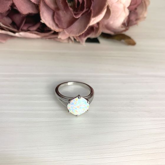 Серебряное кольцо с опалом 1.742ct