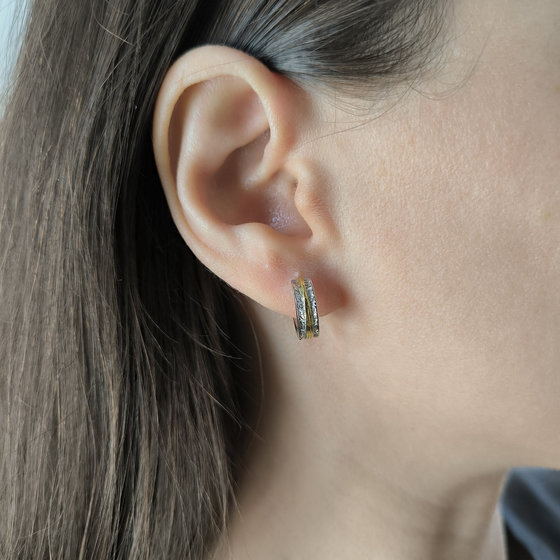 Серебряные серьги без камней