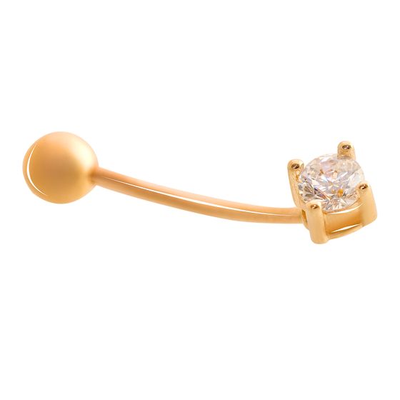 Серебряный пирсинг с фианитами 0.04ct