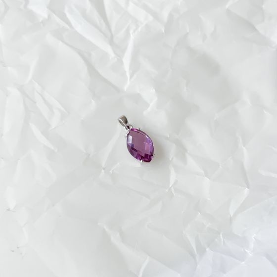 Серебряная подвеска с александритом 7.37ct