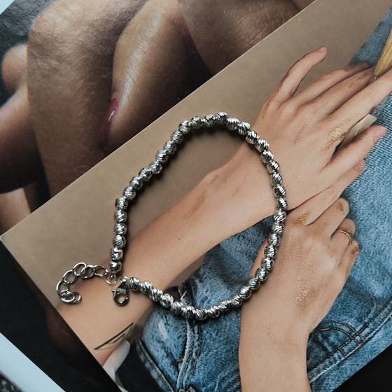 Серебряный браслет без камней