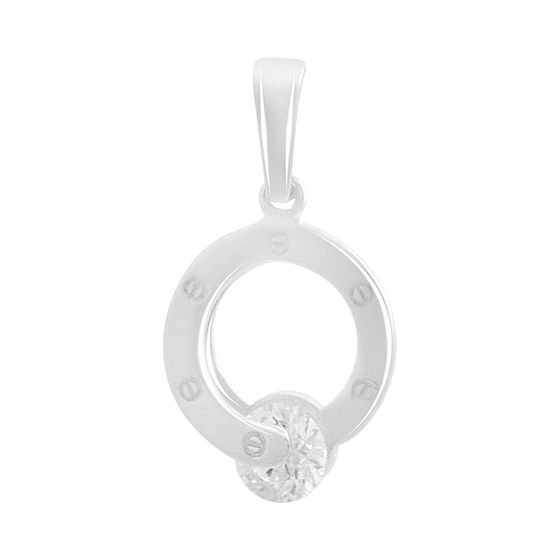 Золотая подвеска с фианитами 0.3ct