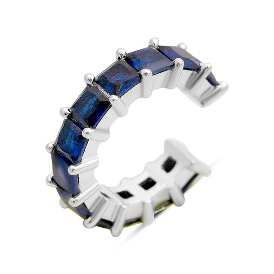 Серебряные серьги с фианитами