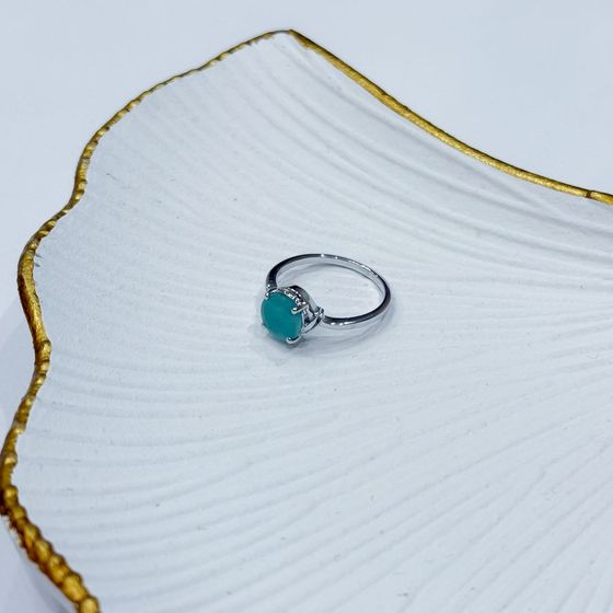 Серебряное кольцо с изумрудом 1.708ct