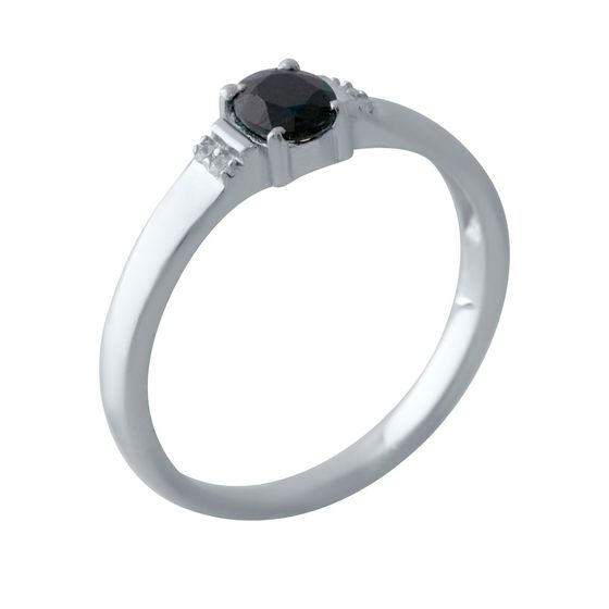 Серебряное кольцо с сапфиром 0.461ct
