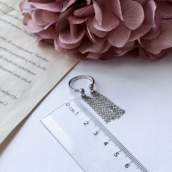 Серебряное кольцо без камней