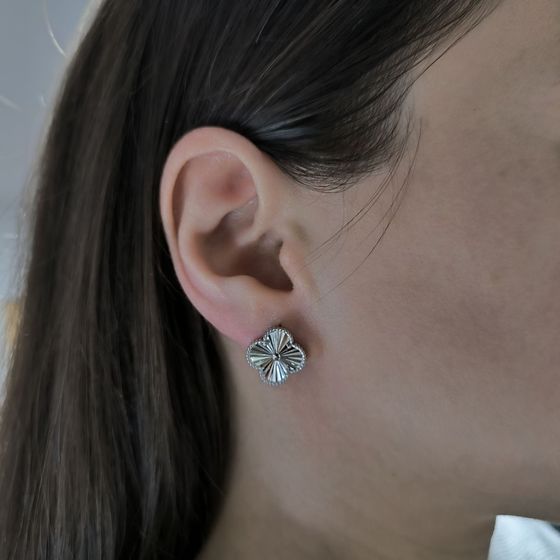 Серебряные серьги без камней